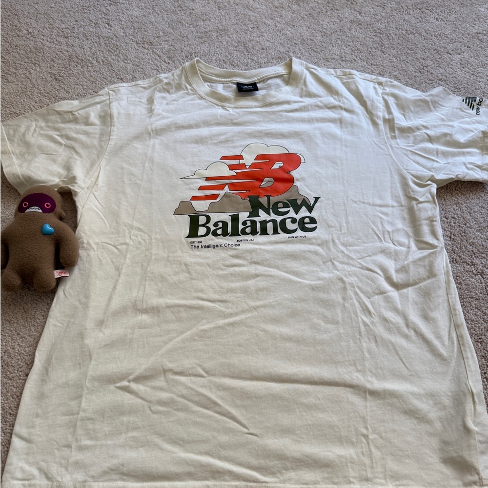 New Balance Off-White Graphic Tee
